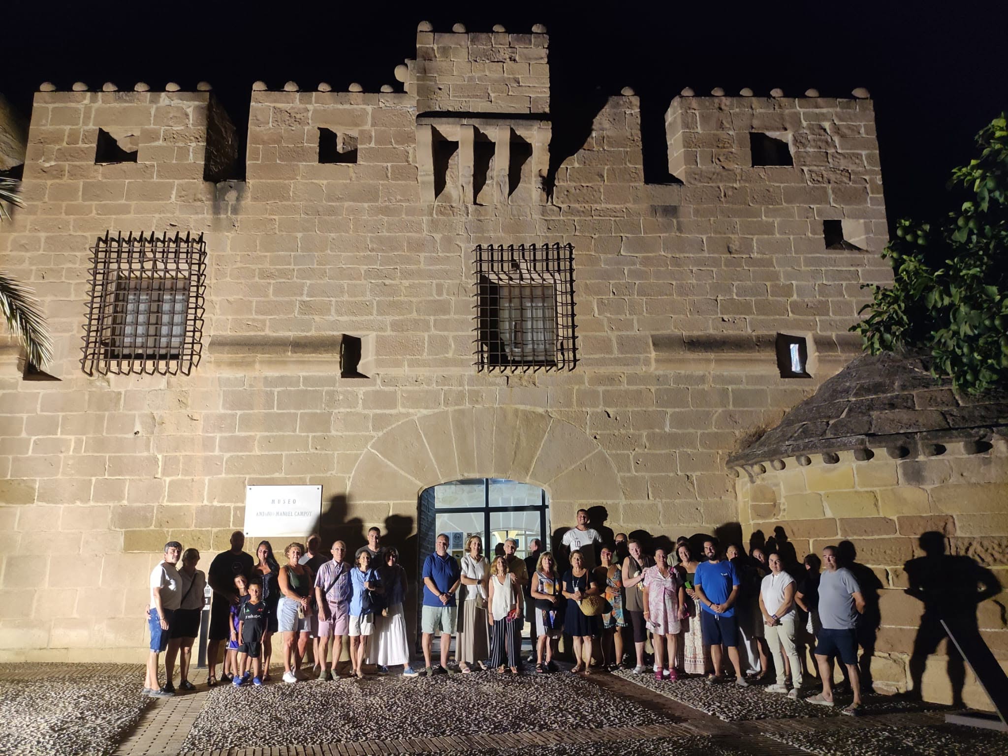 visita nocturna al Castillo 