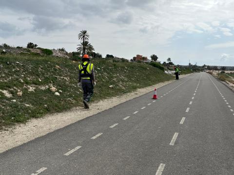 Corredor verde sostenible en el ciclocarril del embalse cuevano
